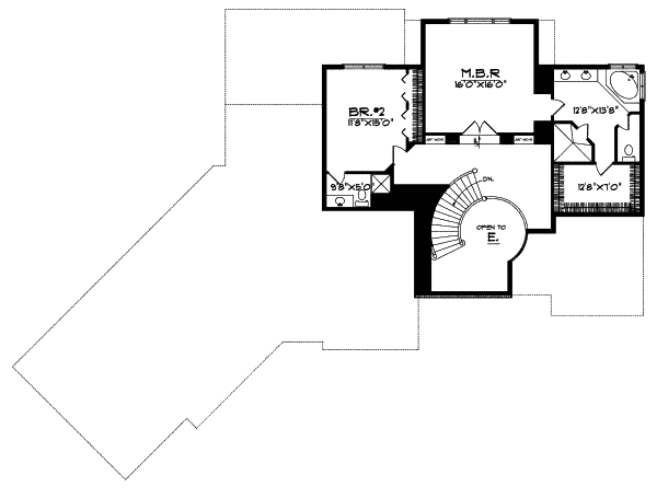 Upper/Second Floor Plan: 7-572