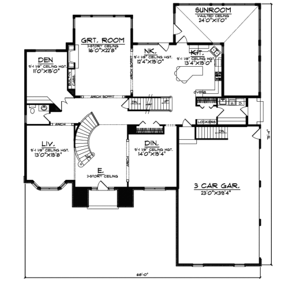 Main Floor Plan: 7-573