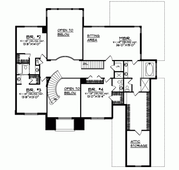 Upper/Second Floor Plan:7-573