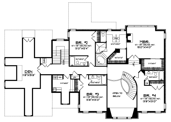 Upper/Second Floor Plan: 7-574