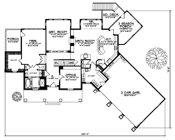 Main Floor Plan: 7-580
