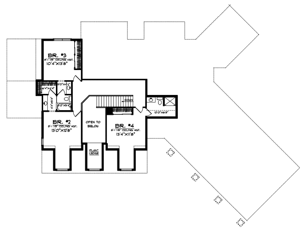 Upper/Second Floor Plan: 7-580