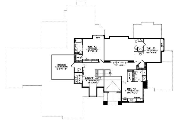 Upper/Second Floor Plan: 7-581