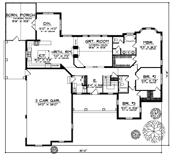 Main Floor Plan: 7-588