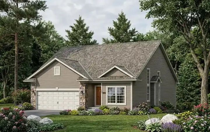 Traditional house plans 7-591 - front exterior, 2,522 sq ft, 3 bed, 3 bath house plans | Monster House Plans