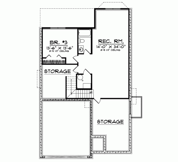 Lower Floor Plan: 7-591
