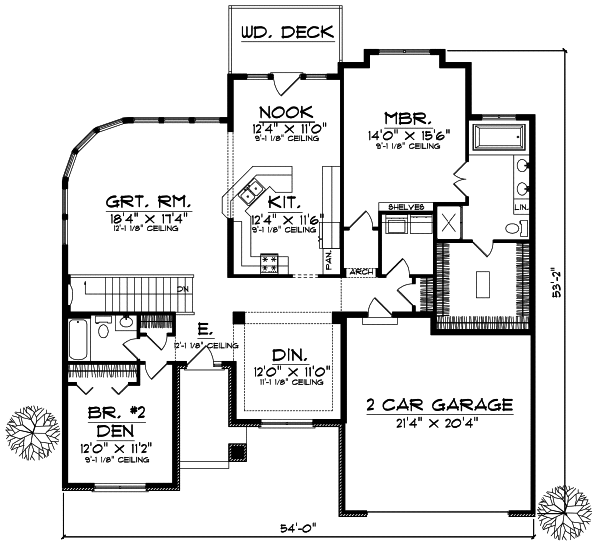 Main Floor Plan: 7-592