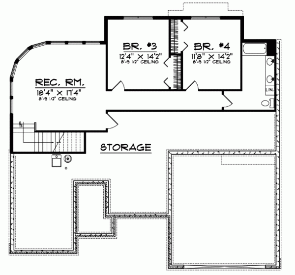 Lower Floor Plan: 7-593