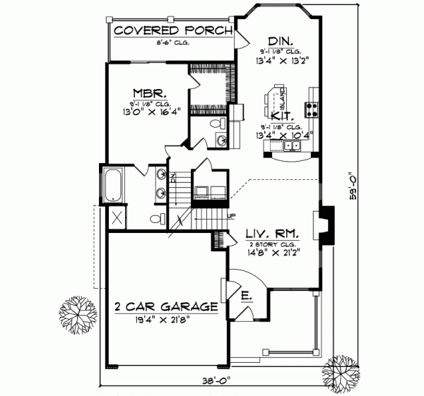 Main Floor Plan: 7-598