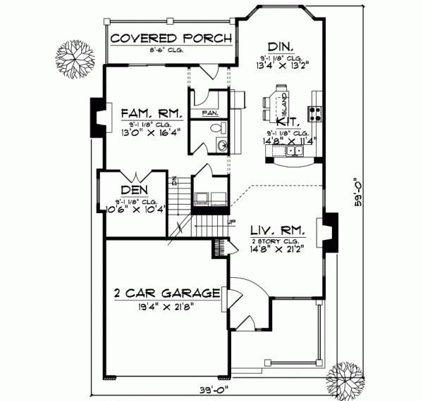 Main Floor Plan: 7-599