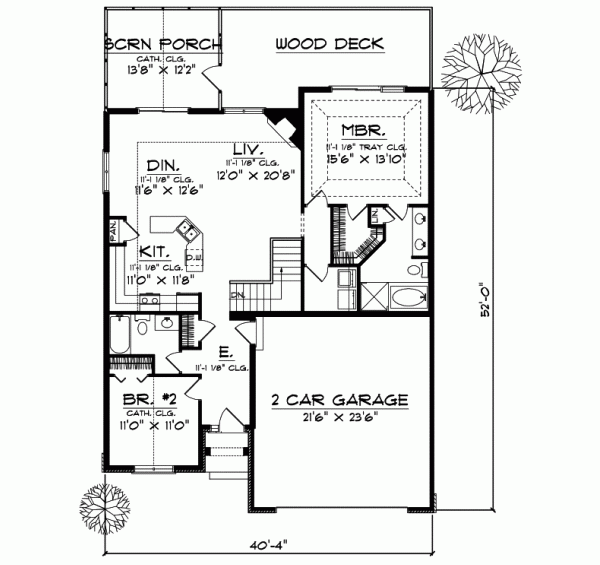 Main Floor Plan: 7-601