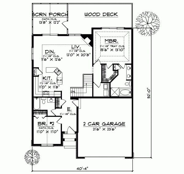 Main Floor Plan: 7-602