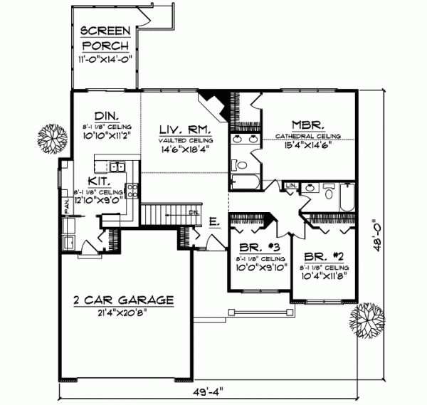 Main Floor Plan: 7-604