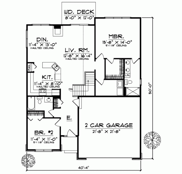 Main Floor Plan: 7-608