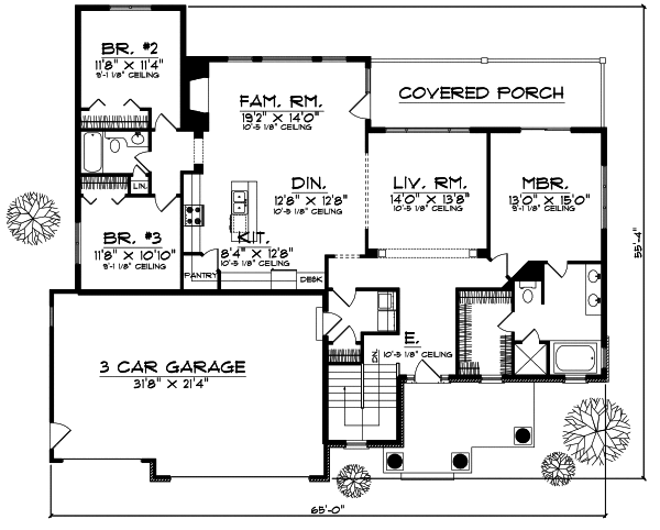 Main Floor Plan: 7-611