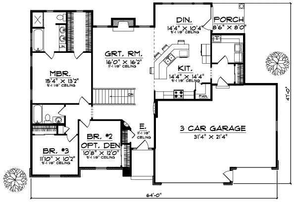 Main Floor Plan: 7-612