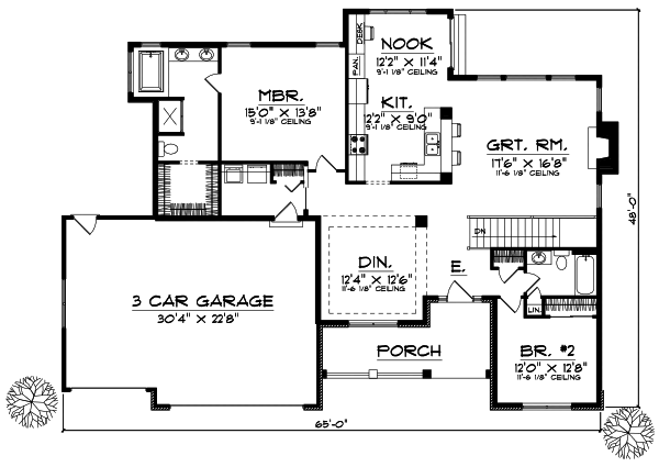 Main Floor Plan: 7-614