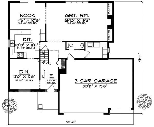Main Floor Plan: 7-616