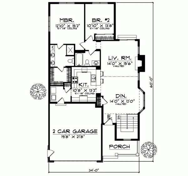 Main Floor Plan: 7-621
