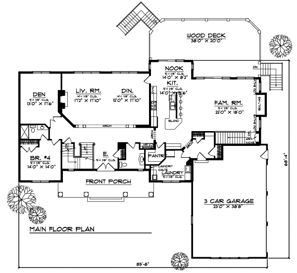 Main Floor Plan: 7-622