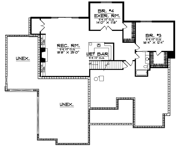 Lower Floor Plan: 7-624
