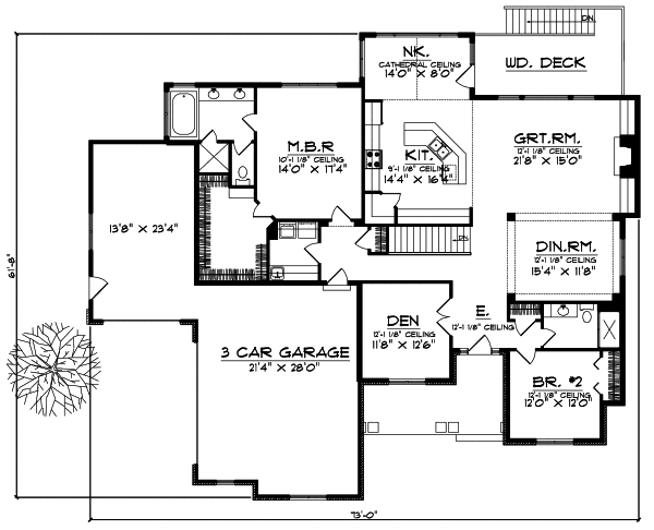 Main Floor Plan: 7-624