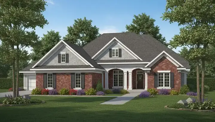 Southern house plans 7-625 - front exterior, 2,194 sq ft, 2 bed, 2 bath house plans | Monster House Plans