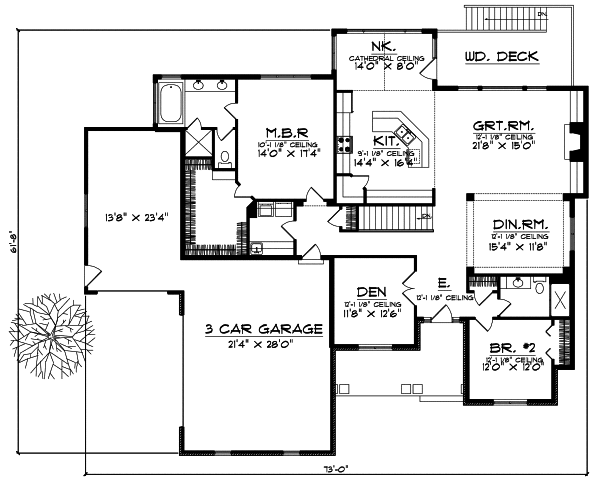 Main Floor Plan: 7-625