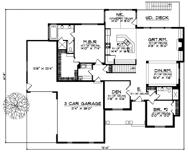 Main Floor Plan: 7-626