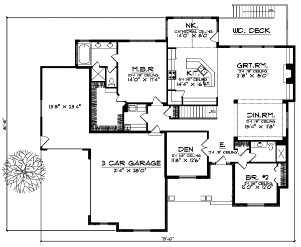 Main Floor Plan: 7-627