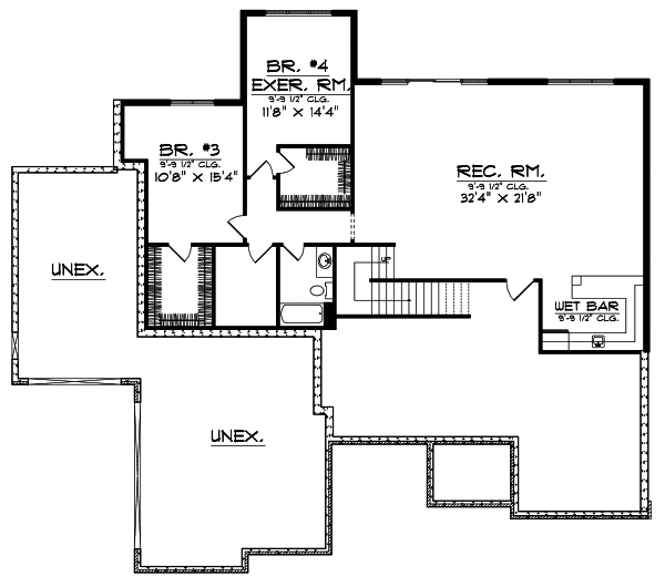 Lower Floor Plan: 7-630