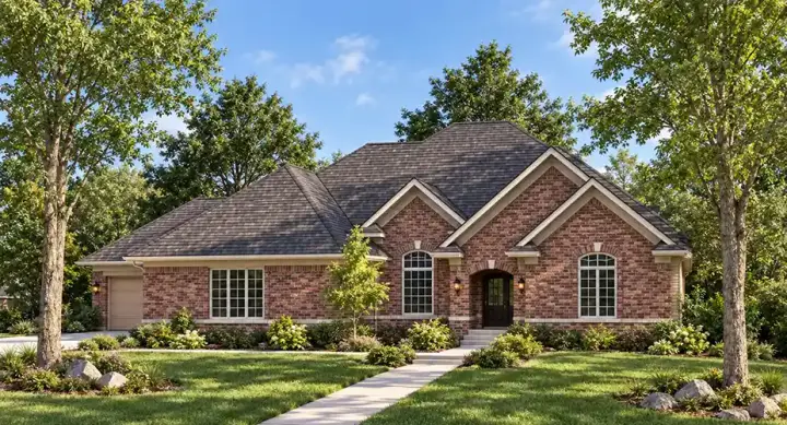 Traditional house plans 7-631 - front exterior, 2,297 sq ft, 2 bed, 2 bath house plans | Monster House Plans