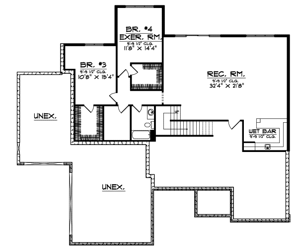 Lower Floor Plan: 7-632