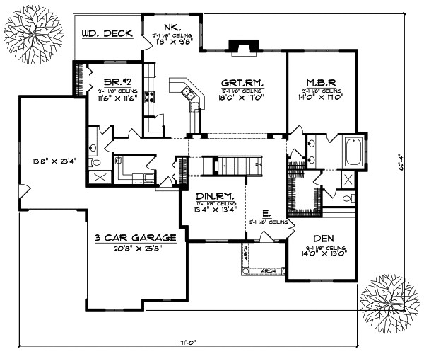 Main Floor Plan: 7-633