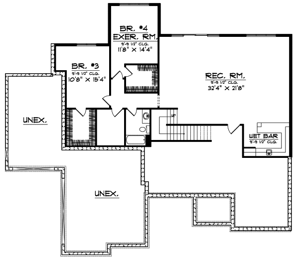 Lower Floor Plan: 7-634