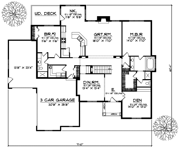 Main Floor Plan: 7-634
