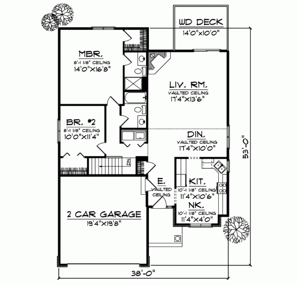 Main Floor Plan: 7-635