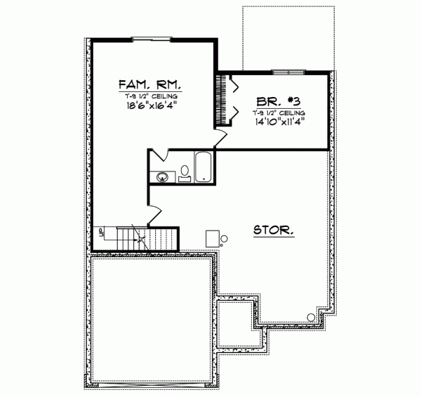 Lower Floor Plan: 7-636
