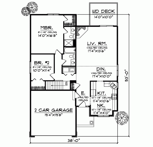 Main Floor Plan: 7-636