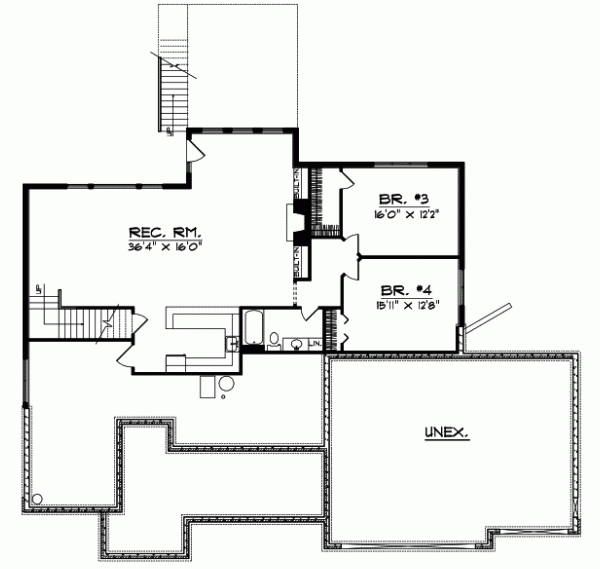 Lower Floor Plan: 7-641