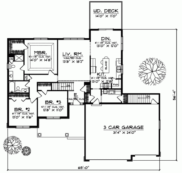 Main Floor Plan: 7-644