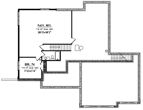 Lower Floor Plan: 7-645
