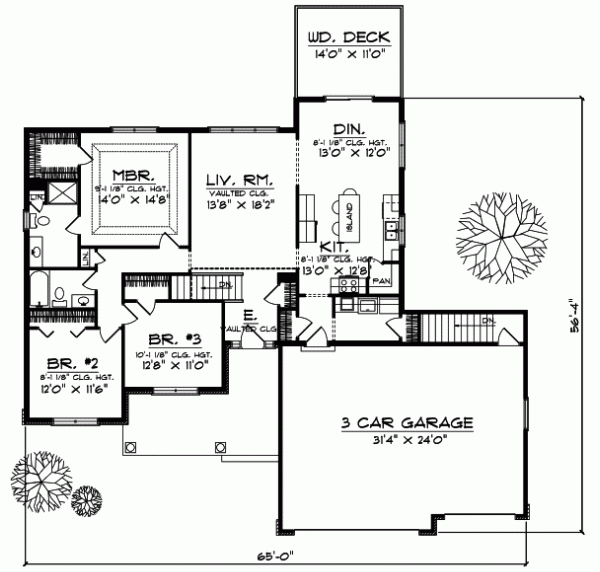 Main Floor Plan: 7-645