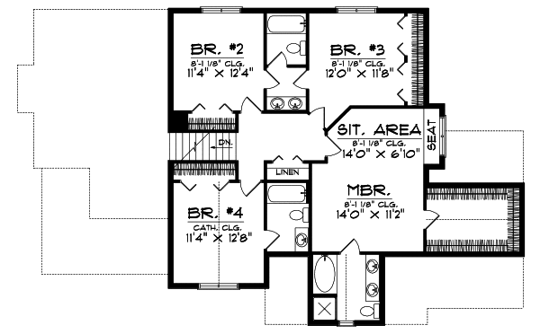 Upper/Second Floor Plan: 7-647