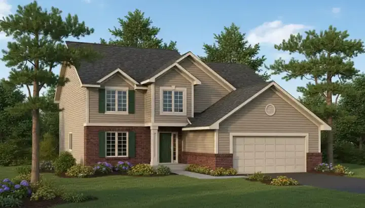 Traditional house plans 7-648 - front exterior, 2,098 sq ft, 4 bed, 2 bath house plans | Monster House Plans