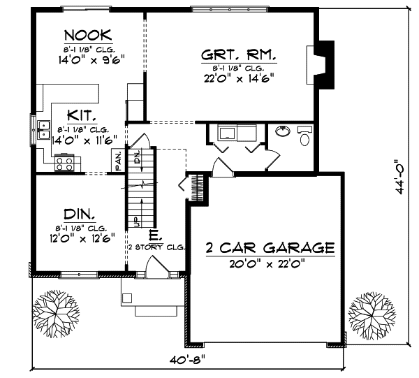 Main Floor Plan: 7-648