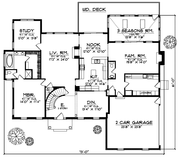 Main Floor Plan: 7-649