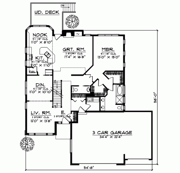 Main Floor Plan: 7-650