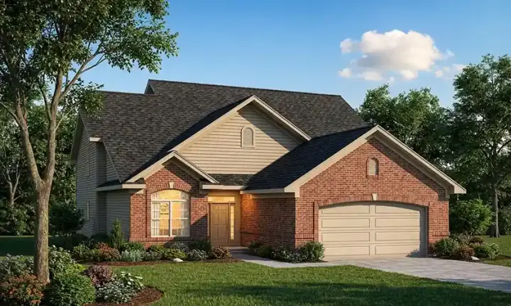 Traditional house plans 7-651 - front exterior, 2,114 sq ft, 4 bed, 3 bath house plans | Monster House Plans
