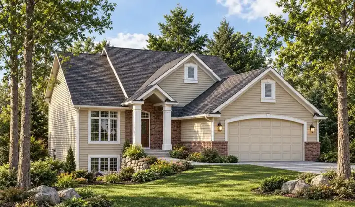 Traditional house plans 7-652 - front exterior, 1,933 sq ft, 4 bed, 3 bath house plans | Monster House Plans